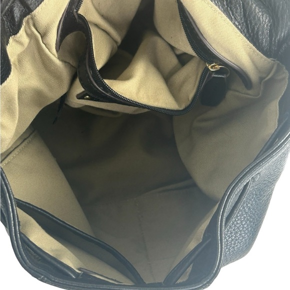 G.I.L.I. GOT IT LOVE IT BlK Leather Convertible Backpack Crossbody Shoulder BAG - Picture 7 of 9